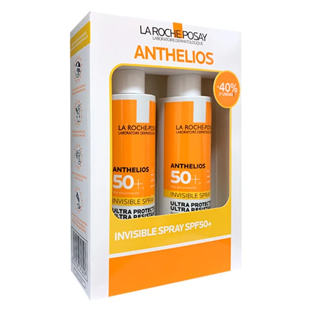 Anthelios Duplo Spray Invisible SPF50+ La Roche-Posay 200 ml + 50 ml