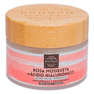 BanBan Crema Facial Rosa Mosqueta y Ácido Hialurónico 50 ml
